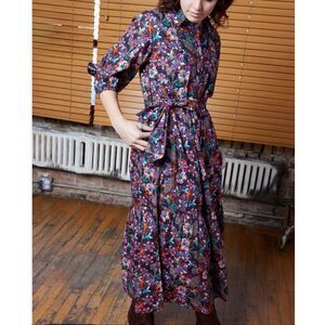Rujuta Sheth Laurie Dress - Meadow Print dress no belt sz S